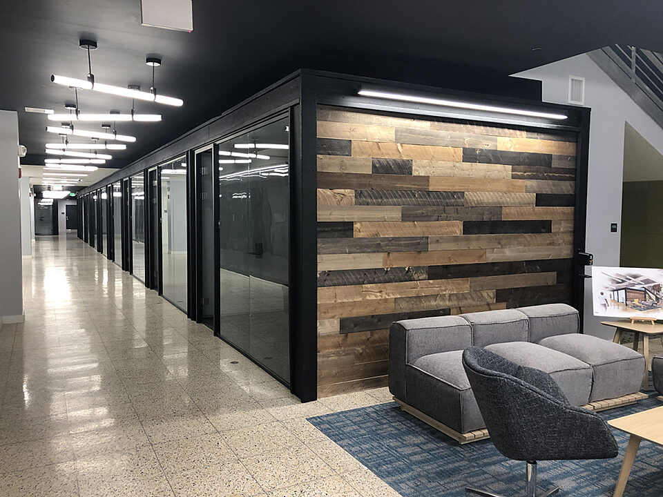 Arcade Lower Level office hallway