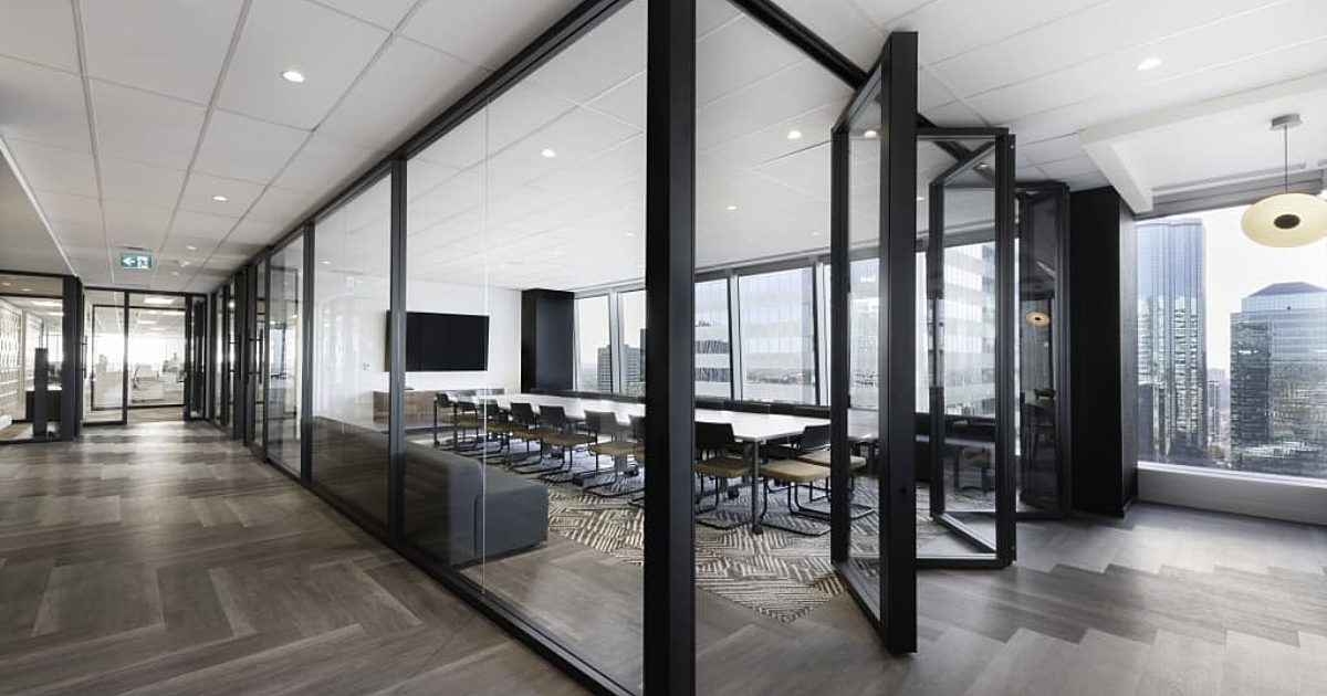 DIRTT Leaf Folding Walls APG Office Furnishings